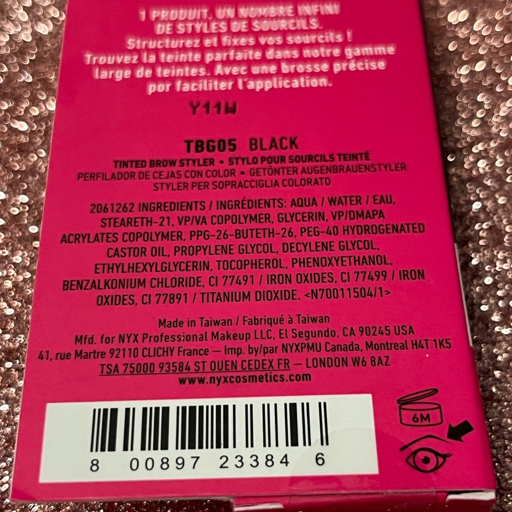 NYX PROFESSIONAL MAKEUP THE BROW GLUE BLACK - Picture 4 of 5